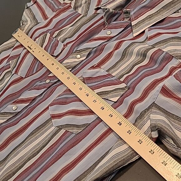 Corral West Ranch Wear Pearl Button Short Sleeve Shirt - Picture 5 of 10